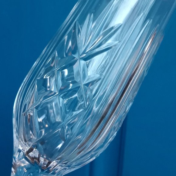 Cut Crystal Champagne Glass Royal Doulton Replacement Flute Dining Toasting NYE - Picture 12 of 13